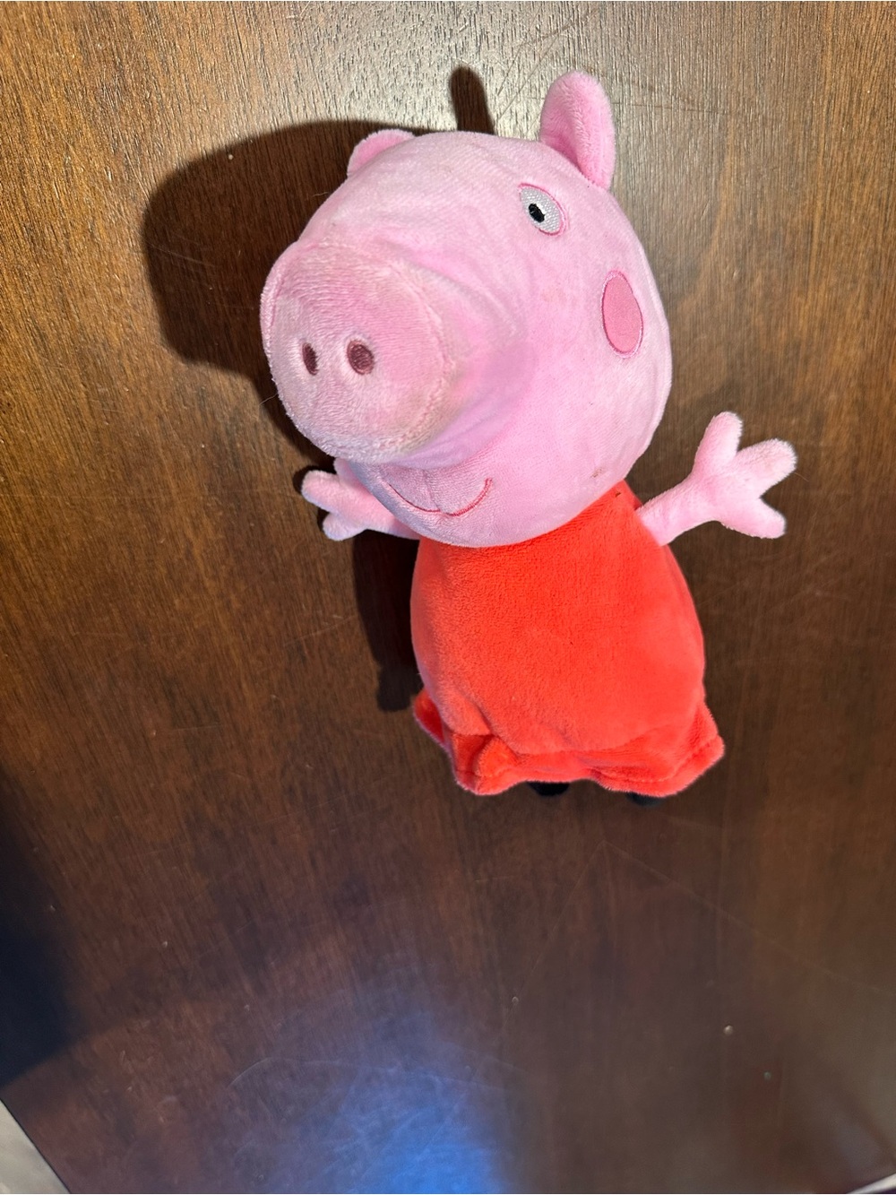 Kohl's Pink Peppa Pig Plush with Red Outfit